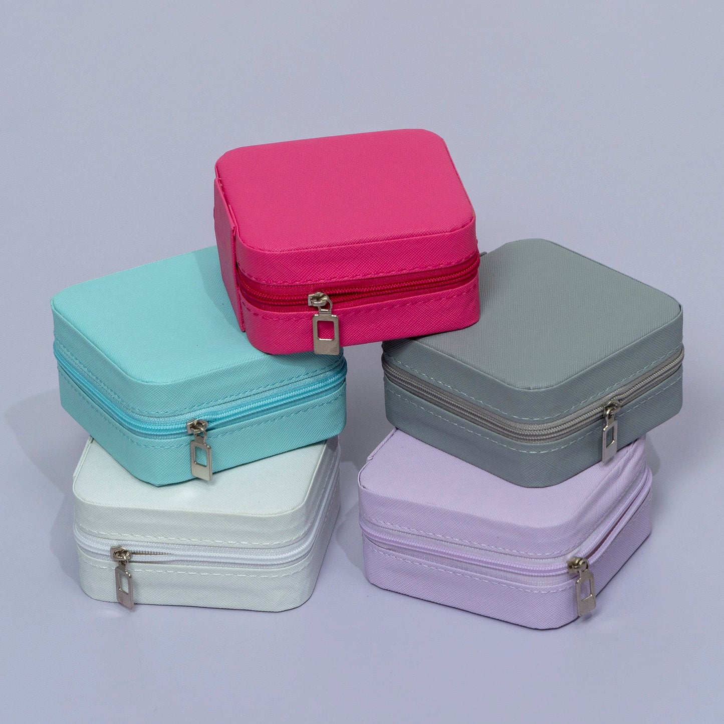 Square Zipper Jewelry Organizer (12Pcs) - UBKWS1232