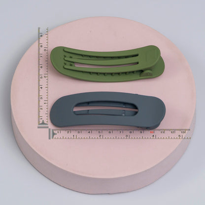 Matte Slide hair claw (12Pcs) - UBKWS1039