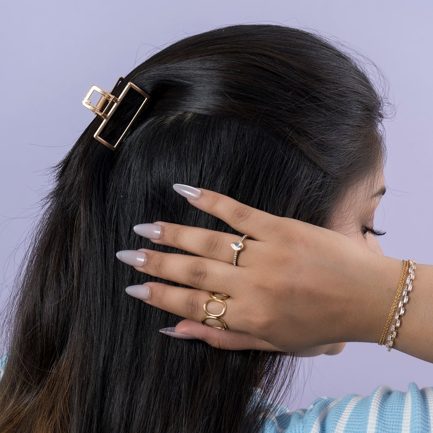 Matt Metal Hair Claw – UBKWS2680
