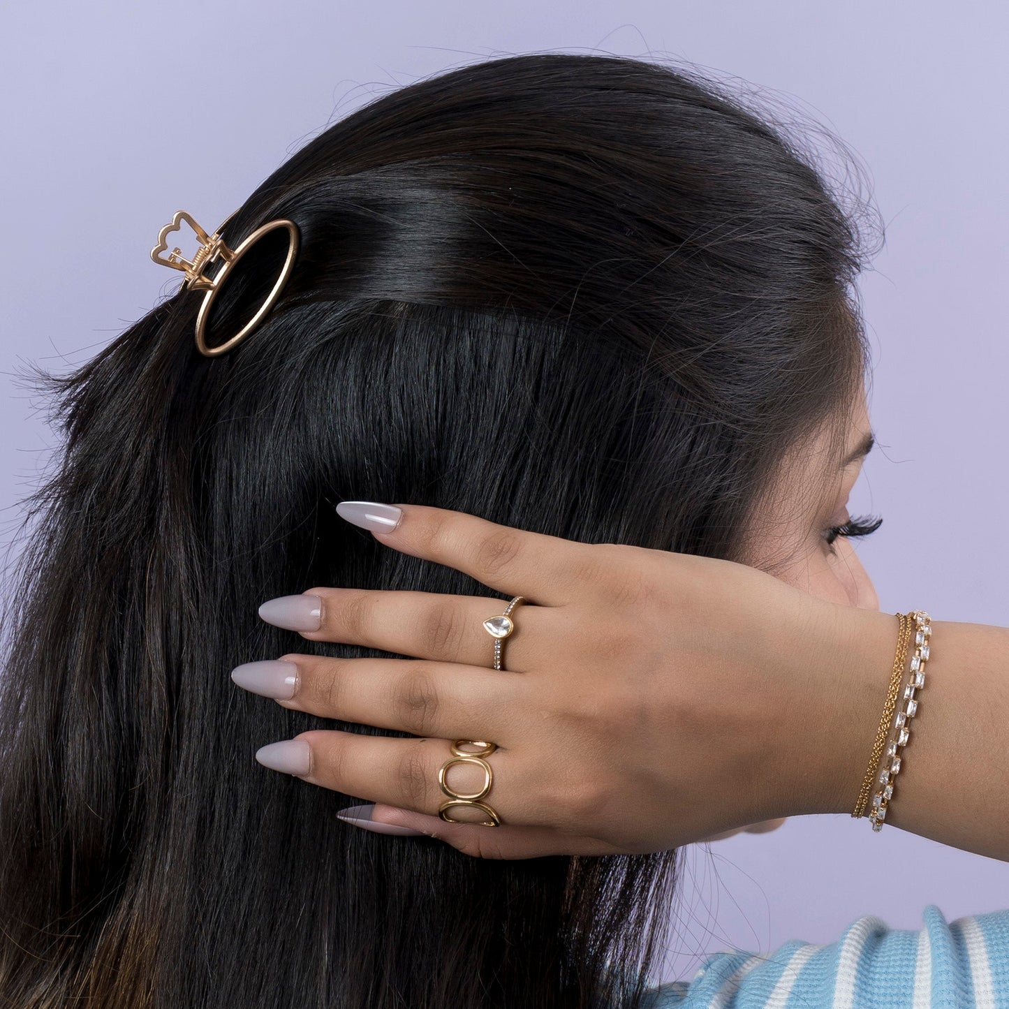 Matt Metal Hair Claw – UBKWS2681