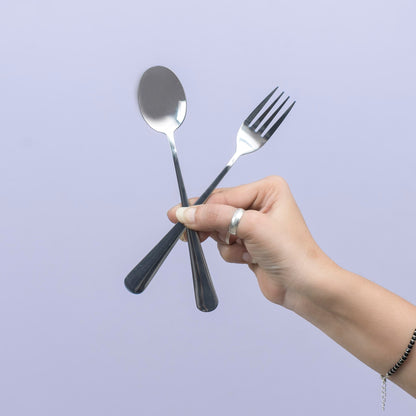 Cartoon Spoon & Fork Set with Case – UBK3694