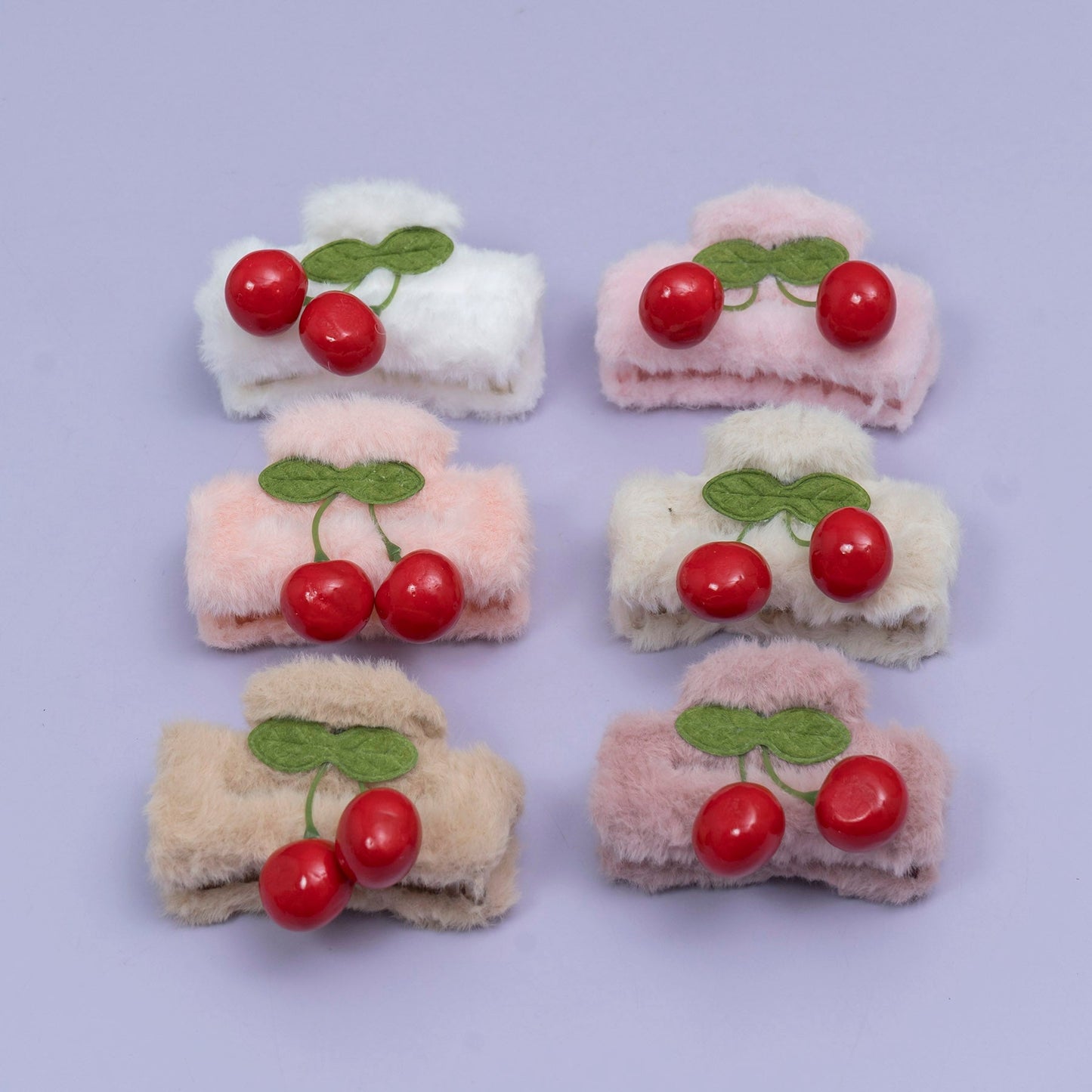 Fur Cherry Hair Claw (1Dz) - UBKWS2545