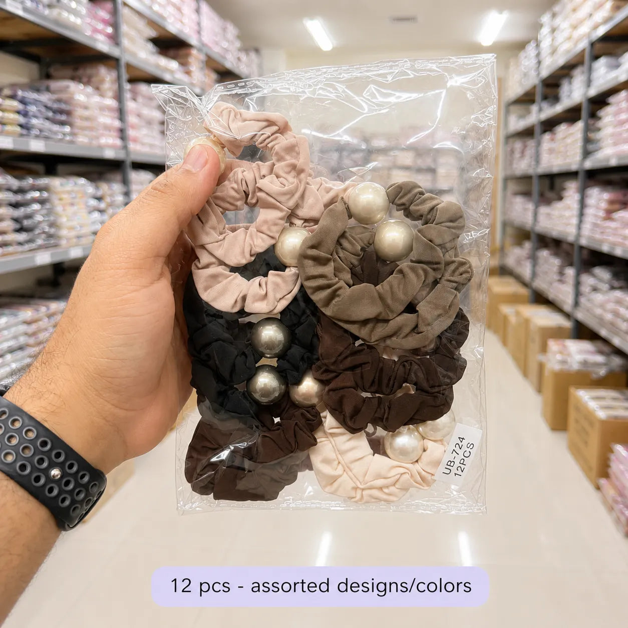 Thin hair scrunchies (1Dz) - UBKWS2939