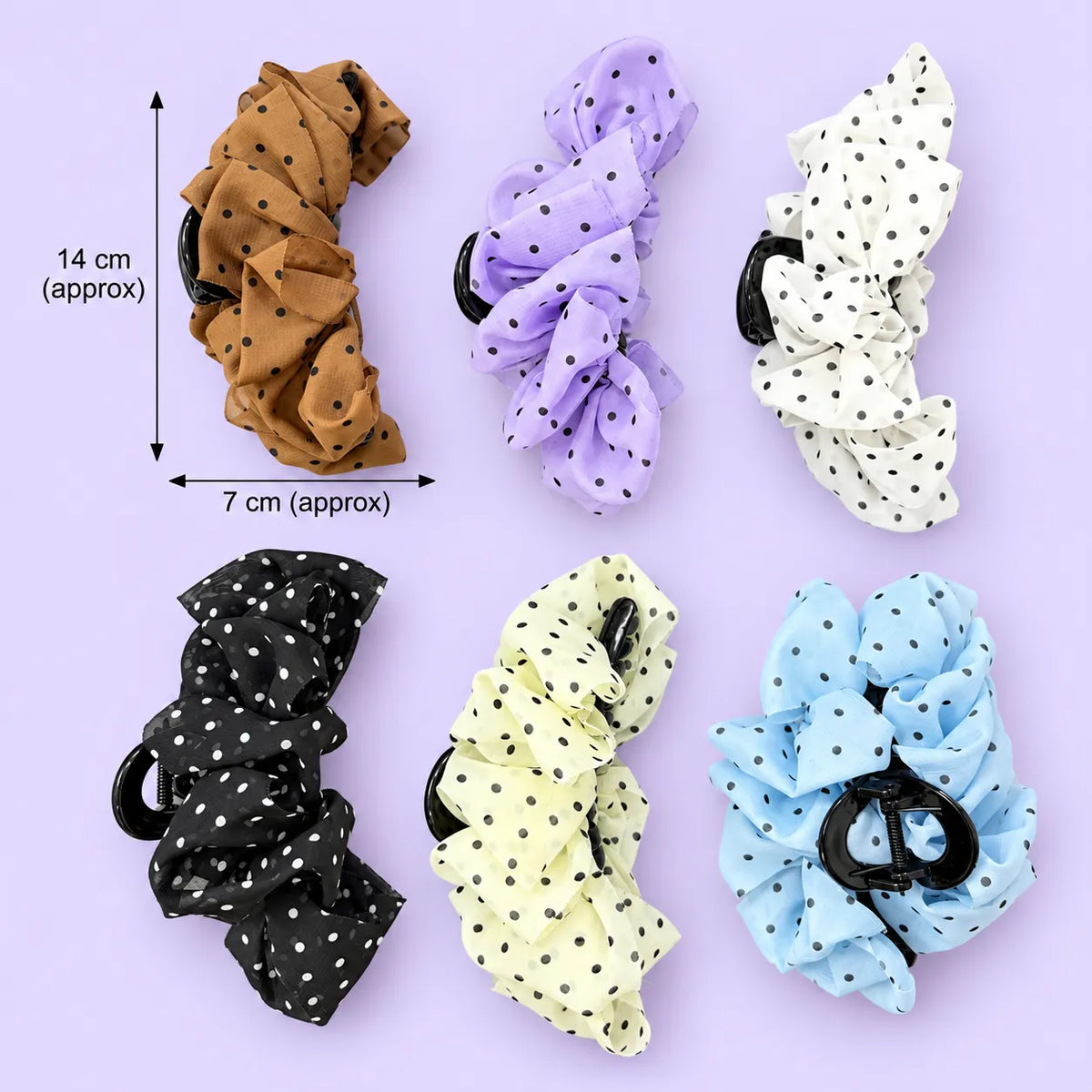 XL Bow hair claw (1Dz) - UBKWS4360