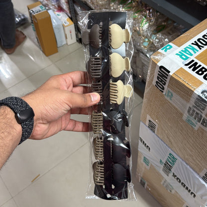 Mini Matte Half-Moon Hair Claw Clip (12Pcs) - UBKWS1272