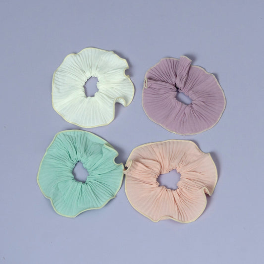 Pastel Ruffle Hair Scrunchie (1Dz) – UBKWS2478