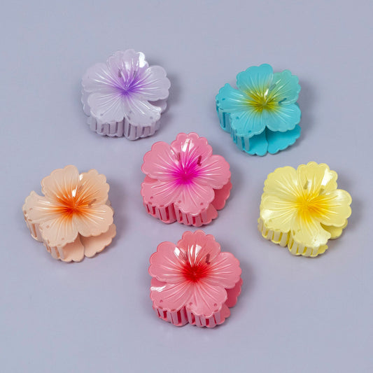 Matte Flower Hair Claw Clip (1Dz) - UBKWS2298