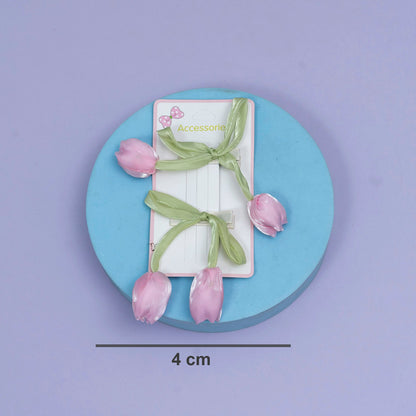 Tulip Ribbon Hair Clip (1Dz) - UBKWS2546