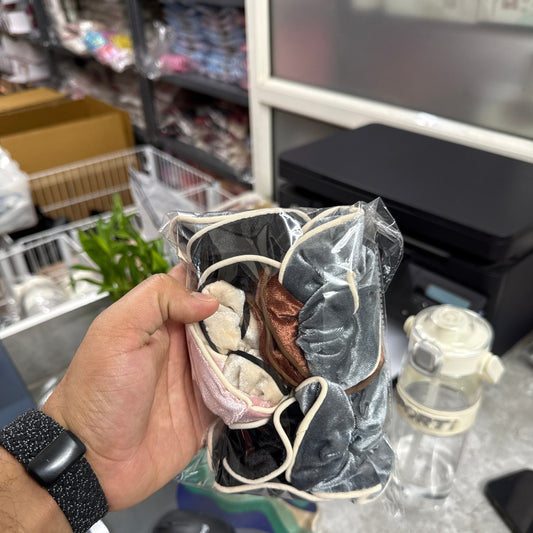 Premium Velvet Edge Scrunchie (1Dz) - UBKWS2498