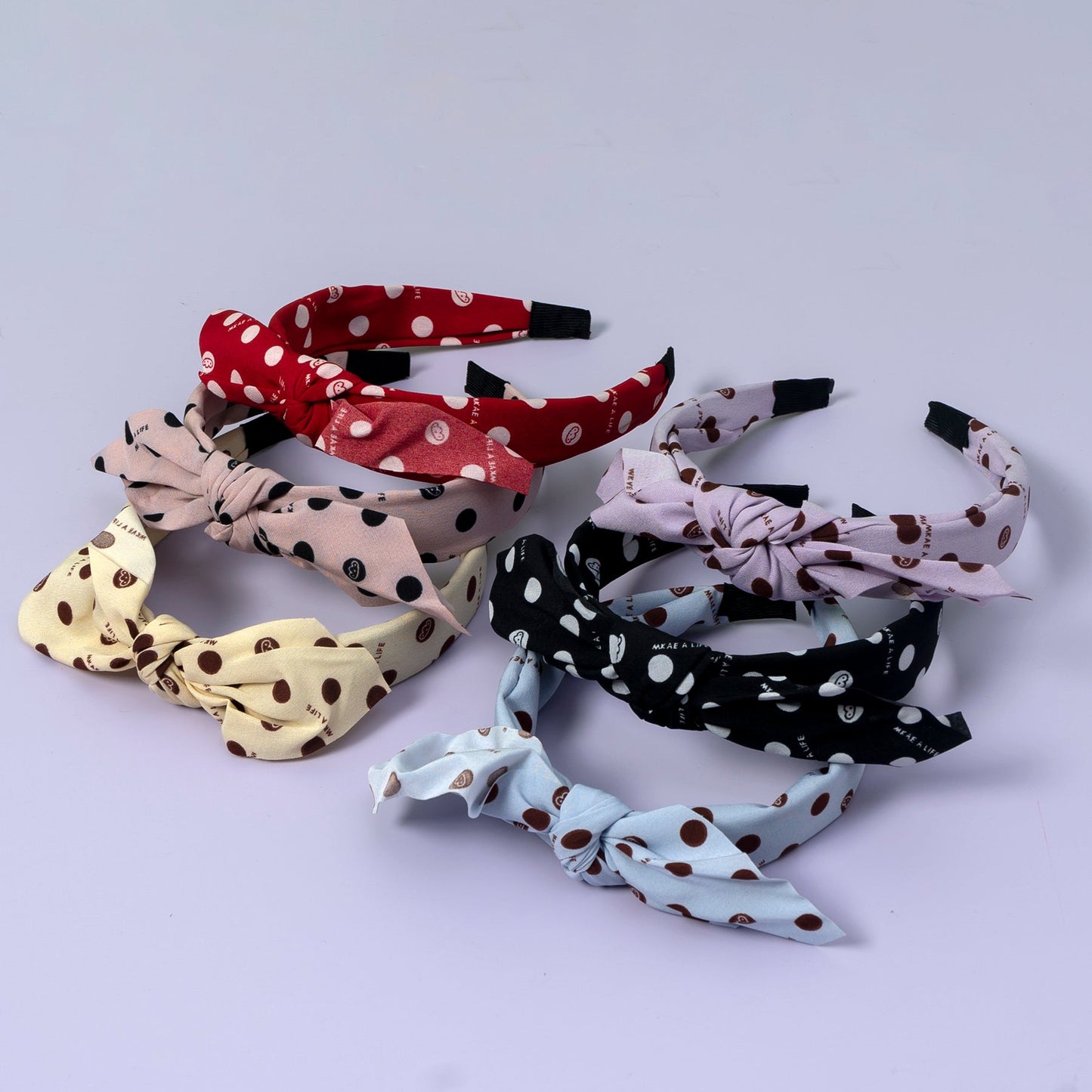 Printed Knotted Hair Bands - UBKWS741