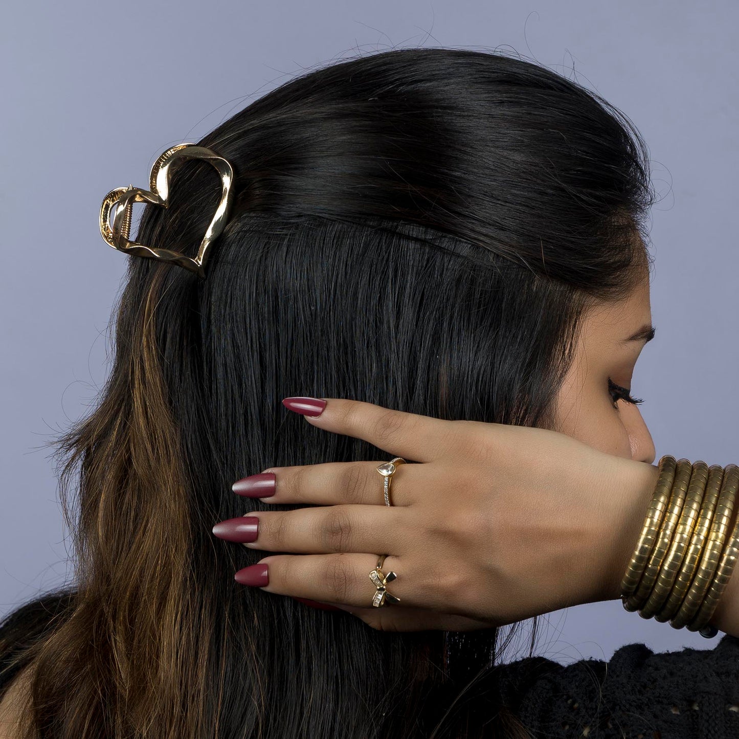 Metal Hair Claw (12Pcs) - UBKWS146