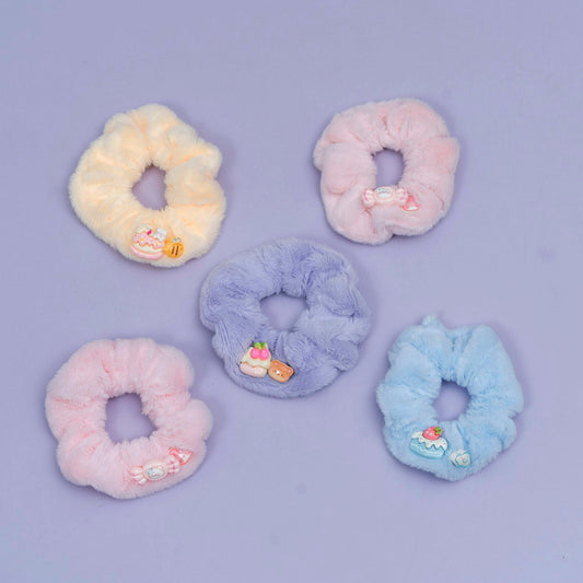 Fur Cartoon Scrunchie (1Dz) - UBKWS2548