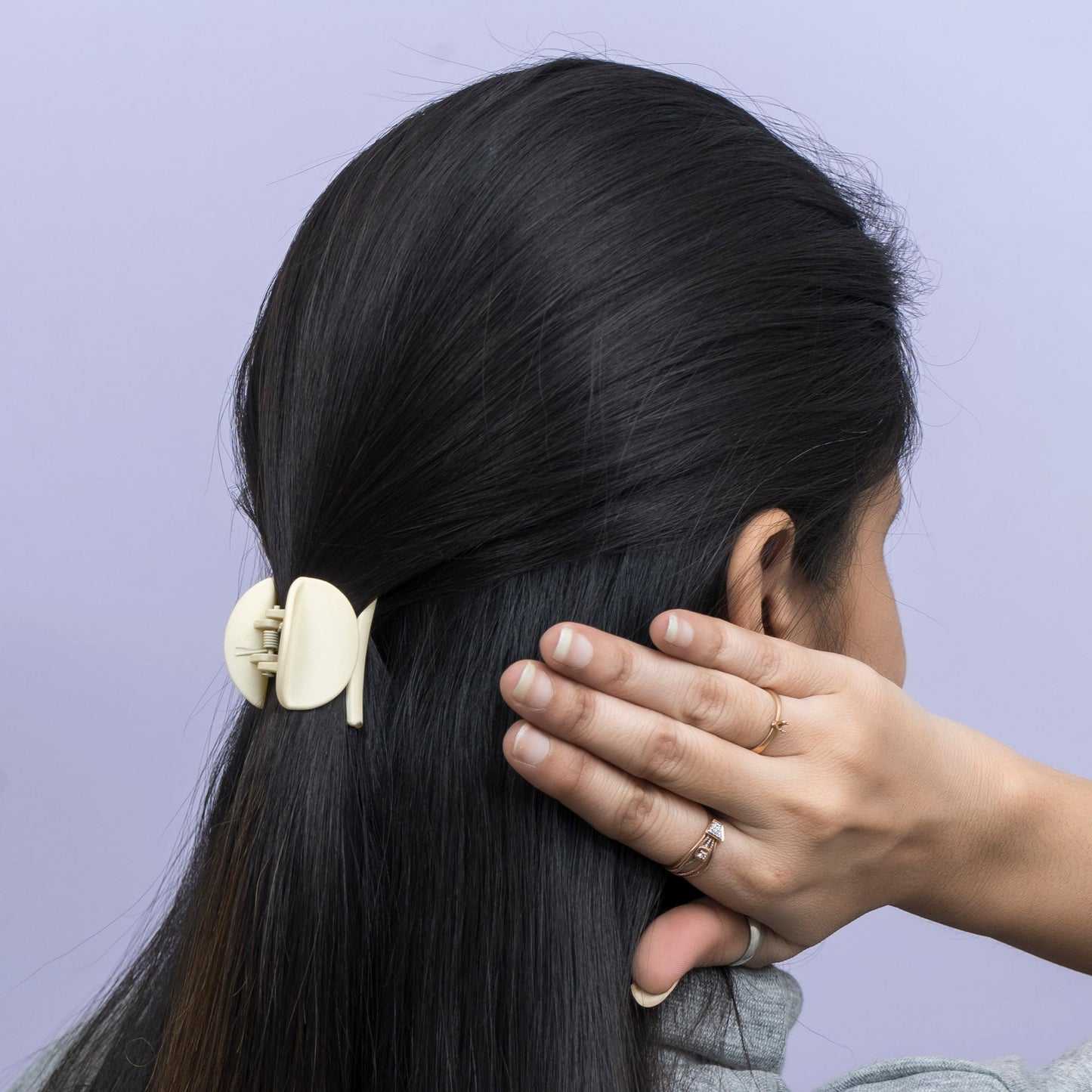 Hui Hui Matte Mini Hair Claw (1Dz) - UBKWS2389