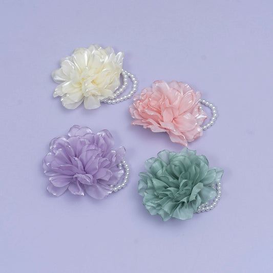 Pearl Floral Hair tie (1Dz) - UBKWS2550