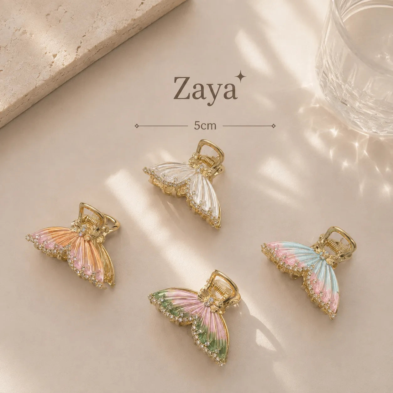 Zaya Premium hair claw (4Pcs) - UBKWS3099
