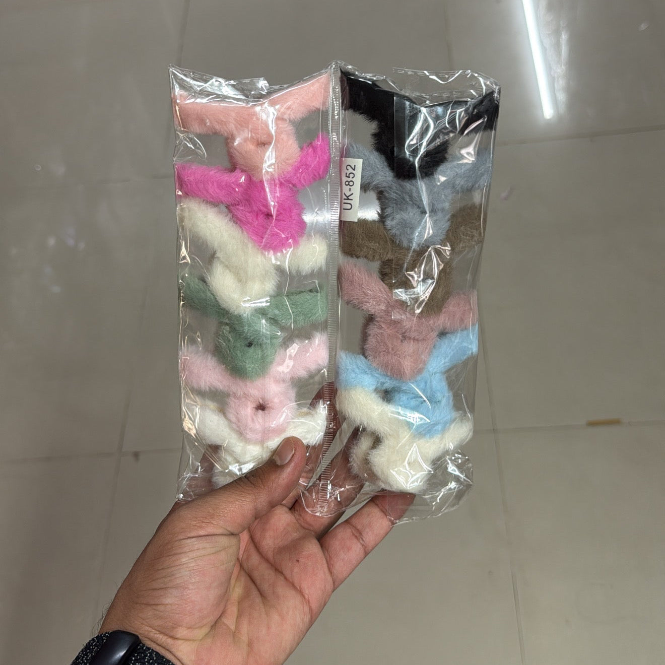 Korean Style Fur Hair Claw (12 Pcs) - UBKWS963