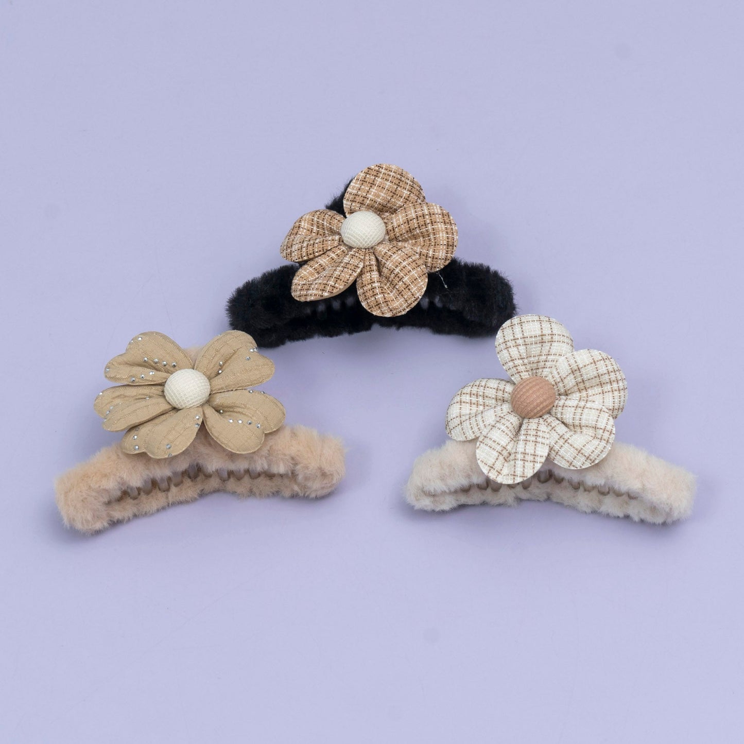 Fur Daisy Hair Claw (1Dz) - UBKWS2551