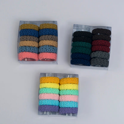 Thick Hair ties (12 Pack) - UBKWS1046