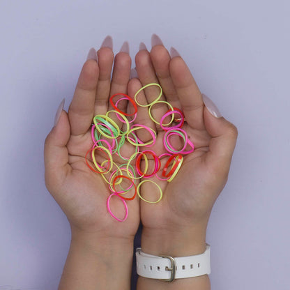 Kids Disco hair ties with Bottle (Pack of 12) - UBKWS1017