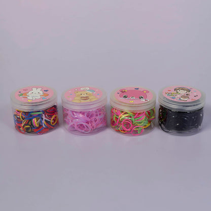 Kids Disco hair ties with Bottle (Pack of 12) - UBKWS1018
