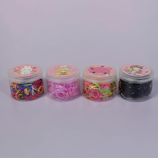 Kids Disco hair ties with Bottle (Pack of 12) - UBKWS1018