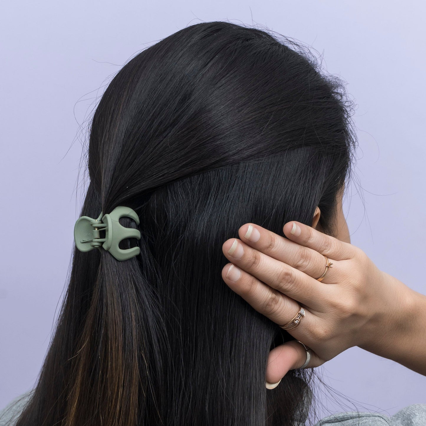 Hui Hui Matte Mini Hair Claw (1Dz) - UBKWS2392