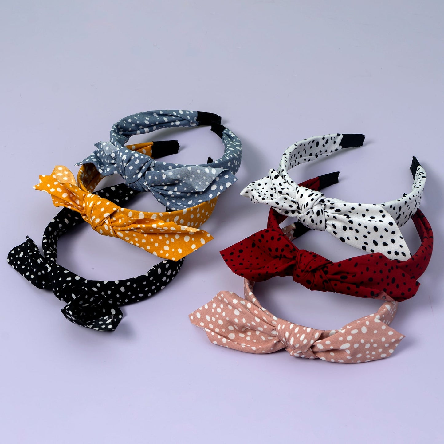 Printed Knotted Hair Bands  - UBKWS736