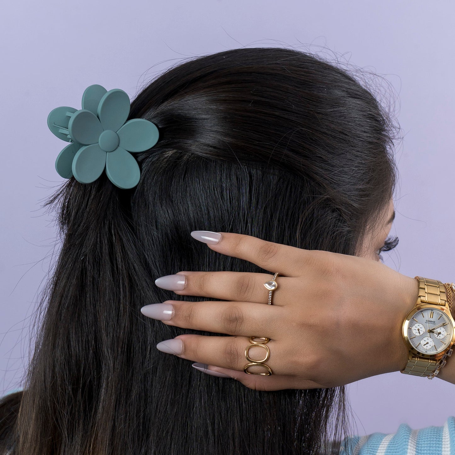 Matte Daisy Hair Claw (1Dz)  – UBKWS2690