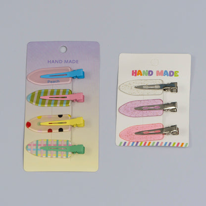 Printed Side hair pins (12 Sets) - UBKWS1050