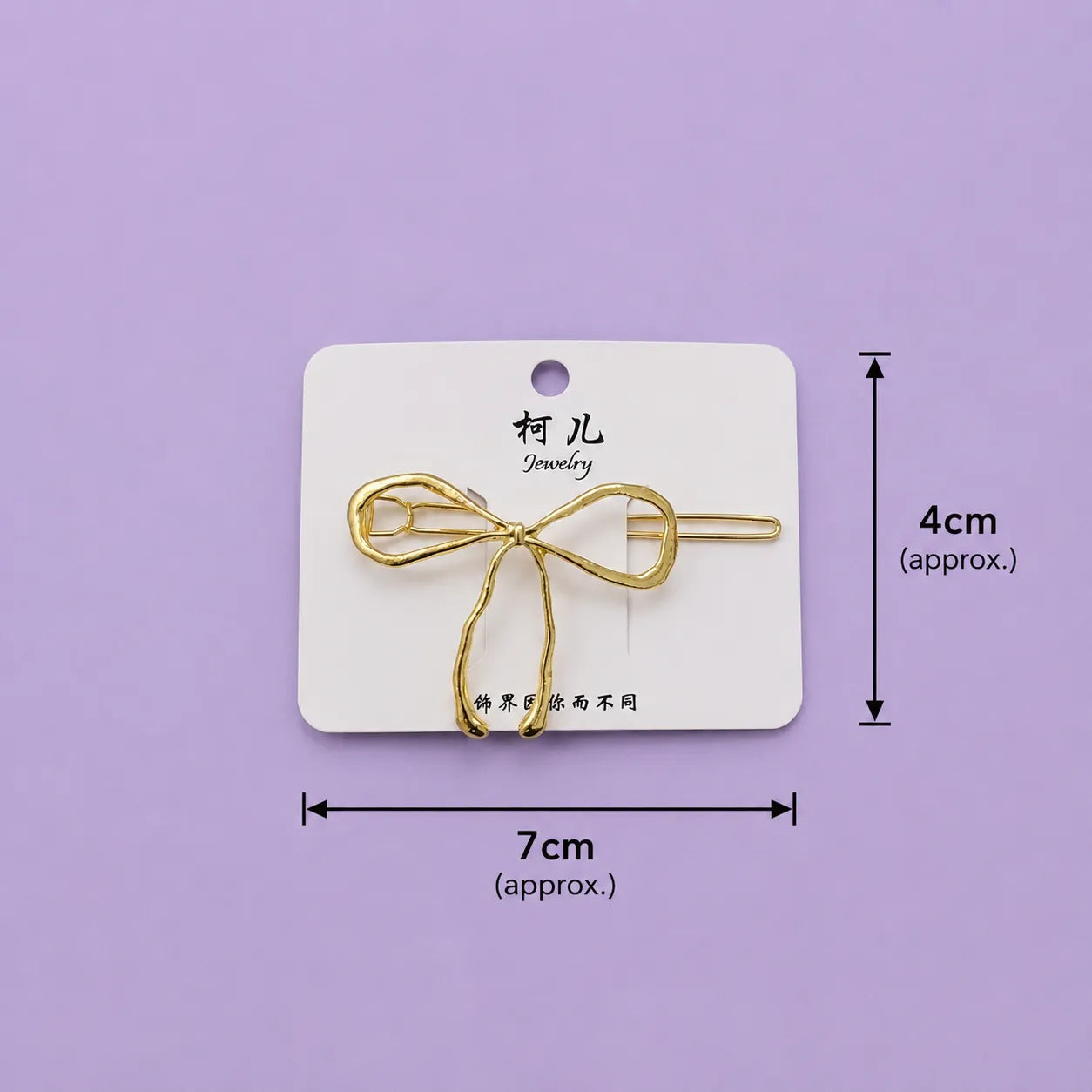 Bow hair pin (1Dz) - UBKWS2828