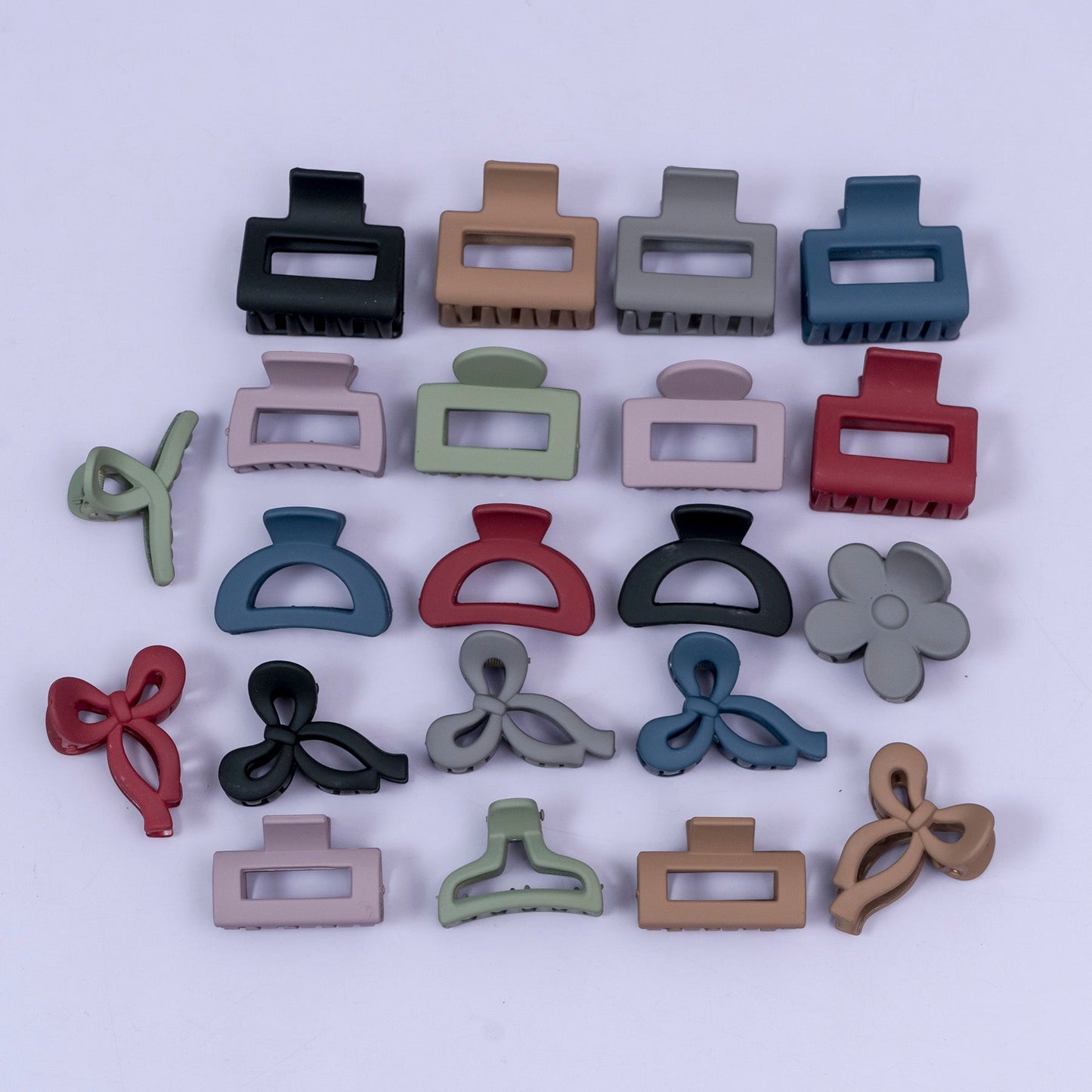 Mini Matte Hair Claw Set (1Dz) – UBKWS2692