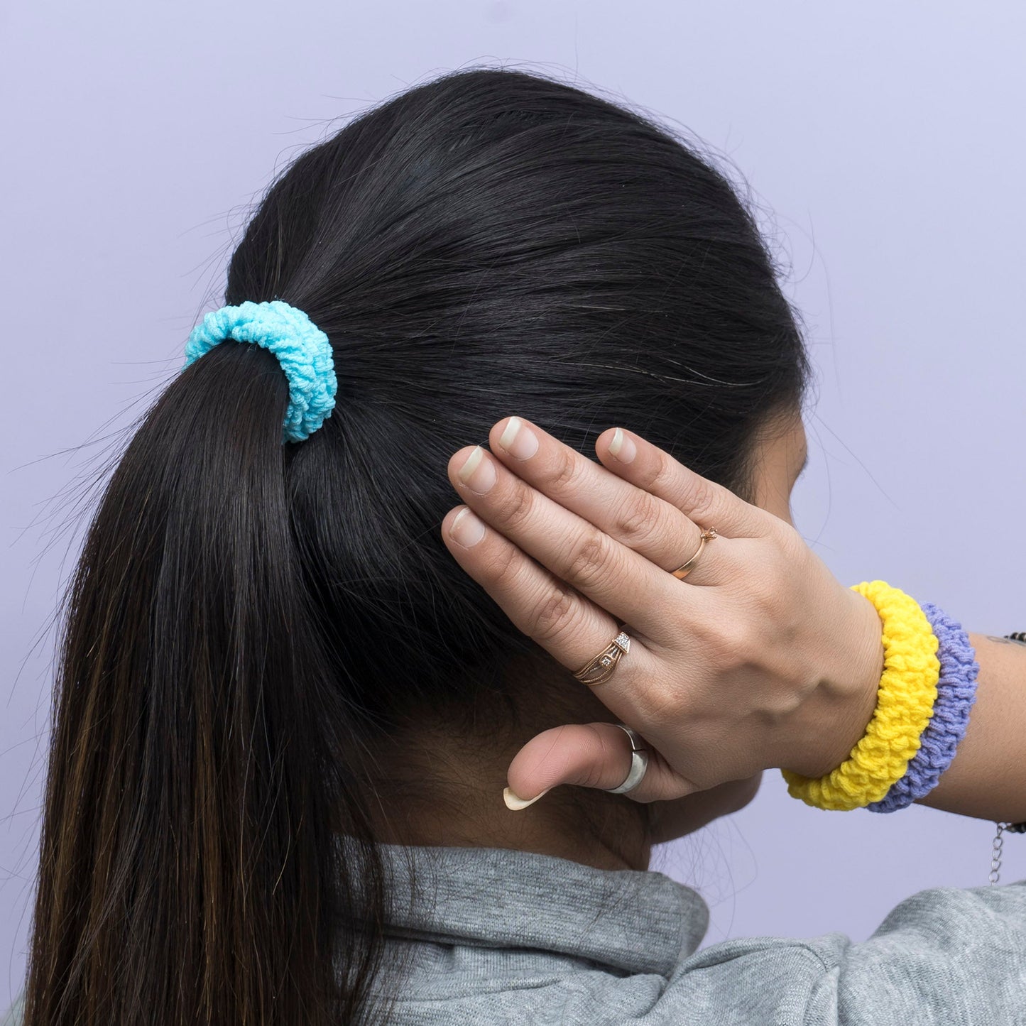 Soft Knit Hair Scrunchies (1Dz) - UBKWS2388