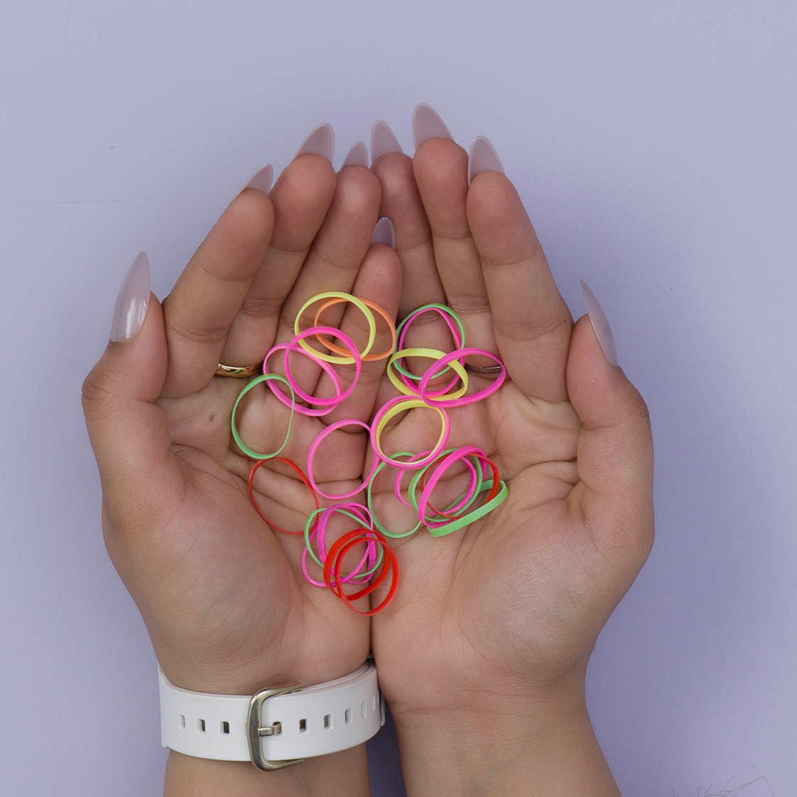 Kids Disco hair ties with Bottle (Pack of 12) - UBKWS1021