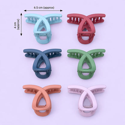 Knot Matt hair claw (1Dz) - UBKWS4273