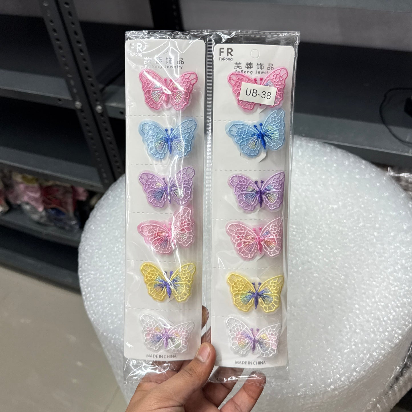 Butterfly Lace Hair Clip Set (12Pcs) – UBKWS1217