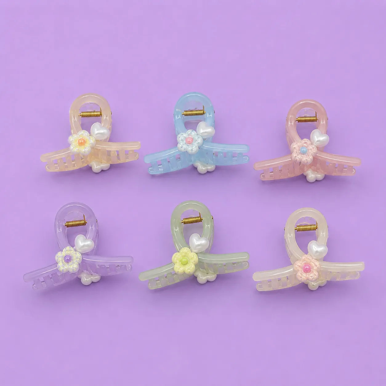 Pastel miniature hair claw (1Dz) - CP-197