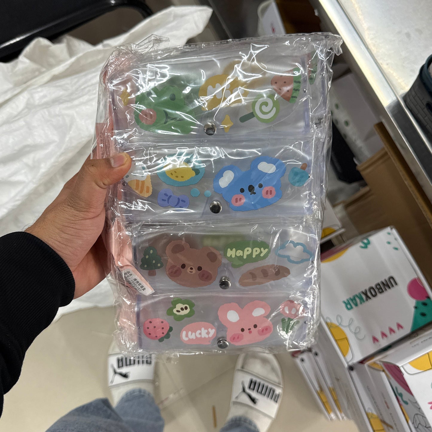 Cartoon Print Specs Case (12Pcs) - UBKWS1163