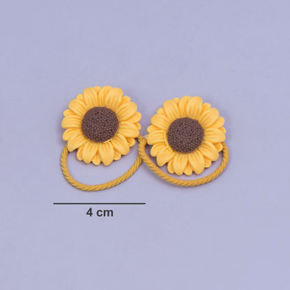 Sunflower Hair Accessories Set (10 Pair) - UBKWS2558