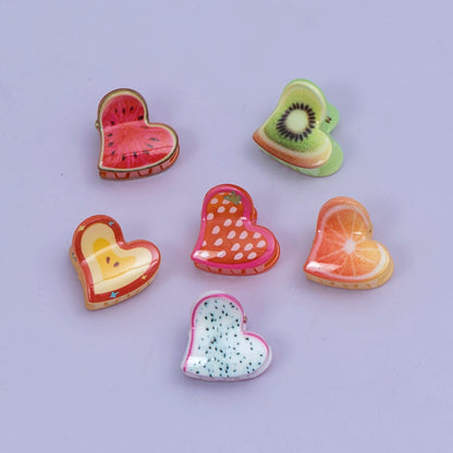 Fruit Heart Mini Hair Claw Set (10 Pkt) - UBKWS2560