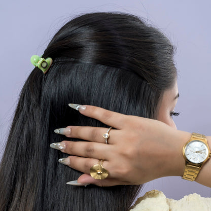 Fruit Heart Mini Hair Claw Set (10 Pkt) - UBKWS2560