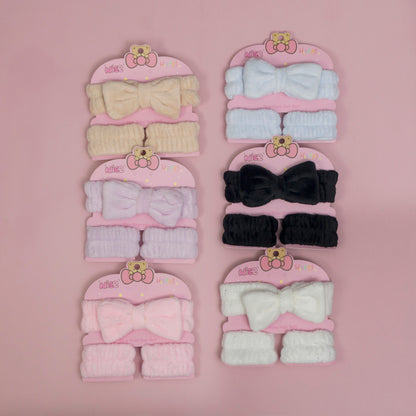 Facial Headband with 2 Wrist Bands (12 Sets) - UBKWS1057