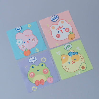 Cartoon Microfiber Cleaning Cloth (12Pcs) - UBKWS1200
