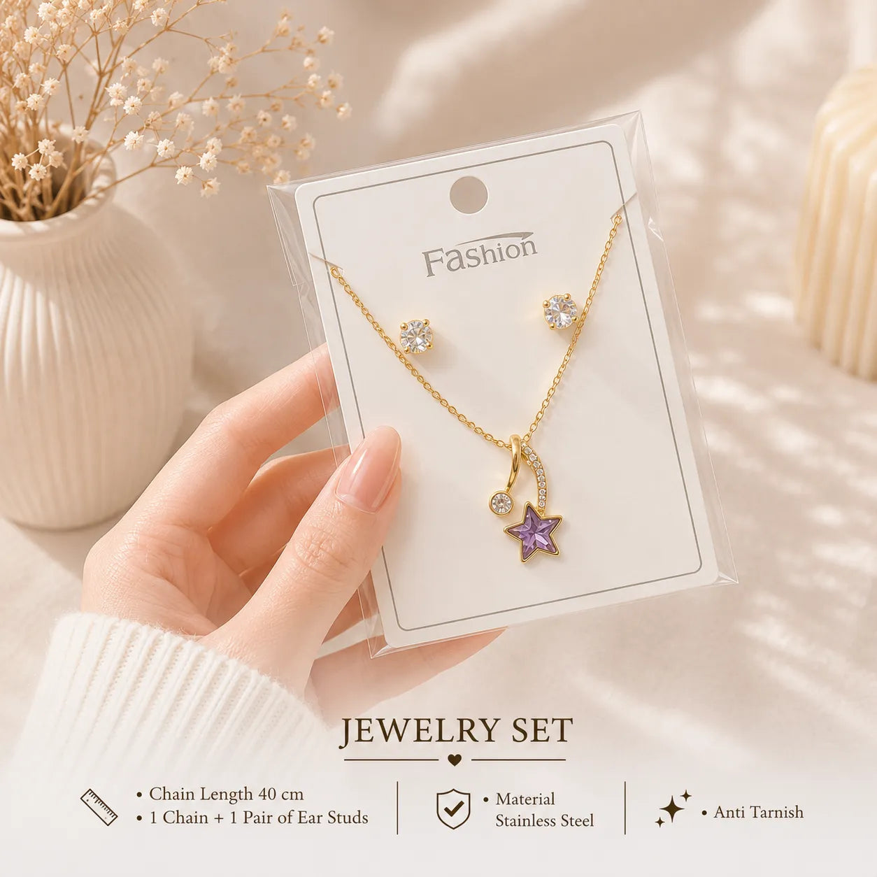 Jewelry Set – star (1 Set) - UBKWS3021