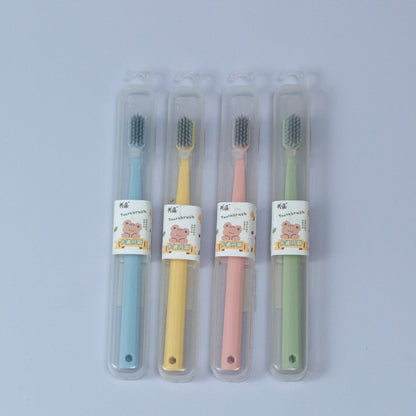 Pastel Travel Toothbrush with Case (12Pcs) - UBKWS1201