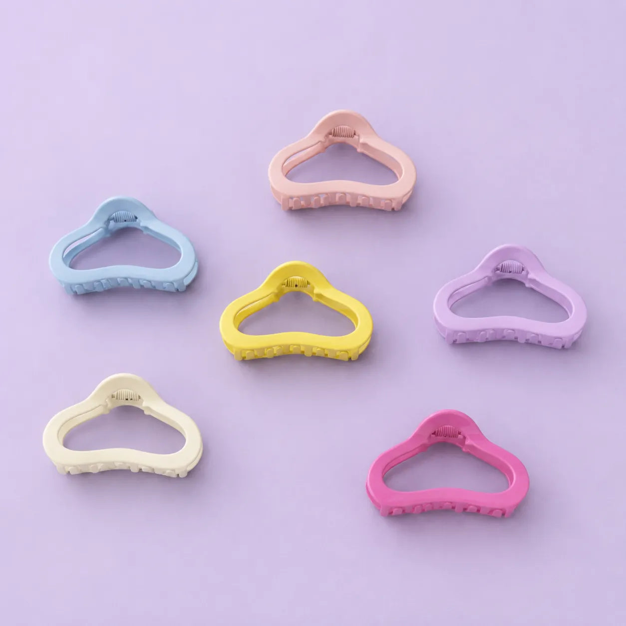 Premium Metal hair claw clip (6Pcs) - UBKWS2822