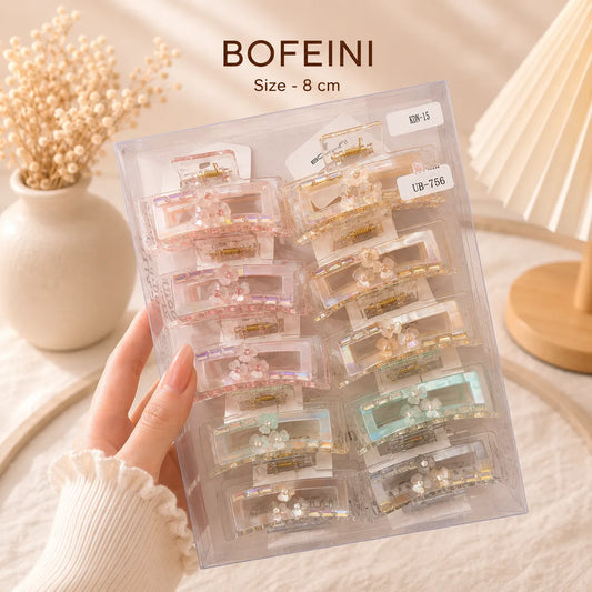 Premium Bofeini hair claw (1Dz) - UBKWS4050