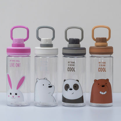 Cartoon Character Water Bottle (6Pcs) -  UBKWS1204