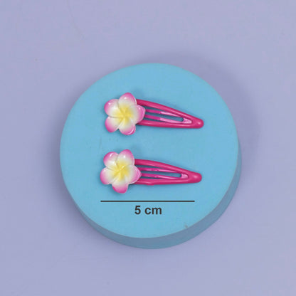 Gradient Flower Snap Hair Clip (10 Pairs) - UBKWS2564