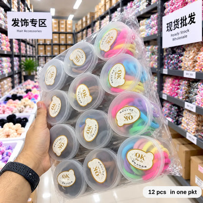 Pastel Mini Hair Ties Jar (1Dz) – UBKWS4301