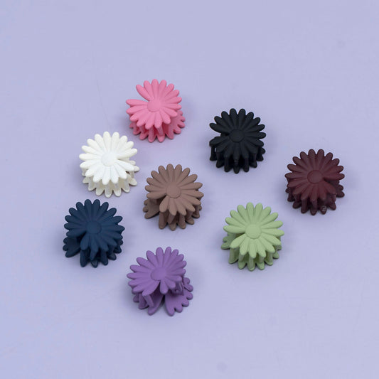 Mini Matte Flower Claw Clip (10 Pair) - UBKWS2568